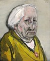Hubertus Giebe, Meine Mutter (Margarete Giebe) II, 2009, Öl auf Hartfaser, 52,5 x 43,5 cm