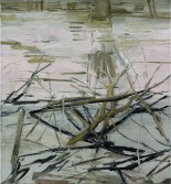 Iris Brankatschk, Schilf, 2010, Öl auf Leinwand, 65 x 60 cm
