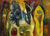 0020 Erika Dobslaff, Arambellas, 1997, Öl auf Leinwand, 50 x 70 cm