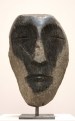 Peter Makolies, Großer schwarzer Kopf, 2011, Granit, Höhe 30 cm