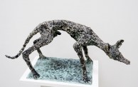 Klaus Drechsler, Hund, 2011/2014, Bronze, Auflage 1/8, 27 x 63 cm