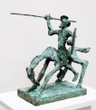 Klaus Drechsler, Don Quichote II, 2013, Bronze, Auflage 1/8, 33 cm (Höhe)