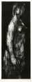 Hans Theo Richter, Weiblicher Akt von rechts vorn, 1959, Lithografie, Auflage 8/12, 37,5 x 14,2 cm