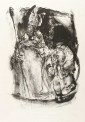 Johannes Heisig, aus Mappe: Tannhäuser-Suite - Zu Richard Wagner - Wie dieser Stab in meiner Hand, 2013, Lithografie, Auflage 6/9, 53 x 39 cm