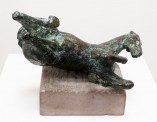 Thomas Jastram, Kleines sich wälzendes Pferd, 1997, Bronze, Höhe 16 cm