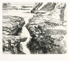 Rolf Münzner, Bridge of Ross I / Irland, 2002, Radierung, Künstlerexemplar, 17,8 x 22 cm