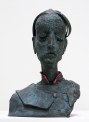 Andreas Wachter, Zandy, 2015, Bronze, farbig gefasst, Unikat, Höhe 33 cm