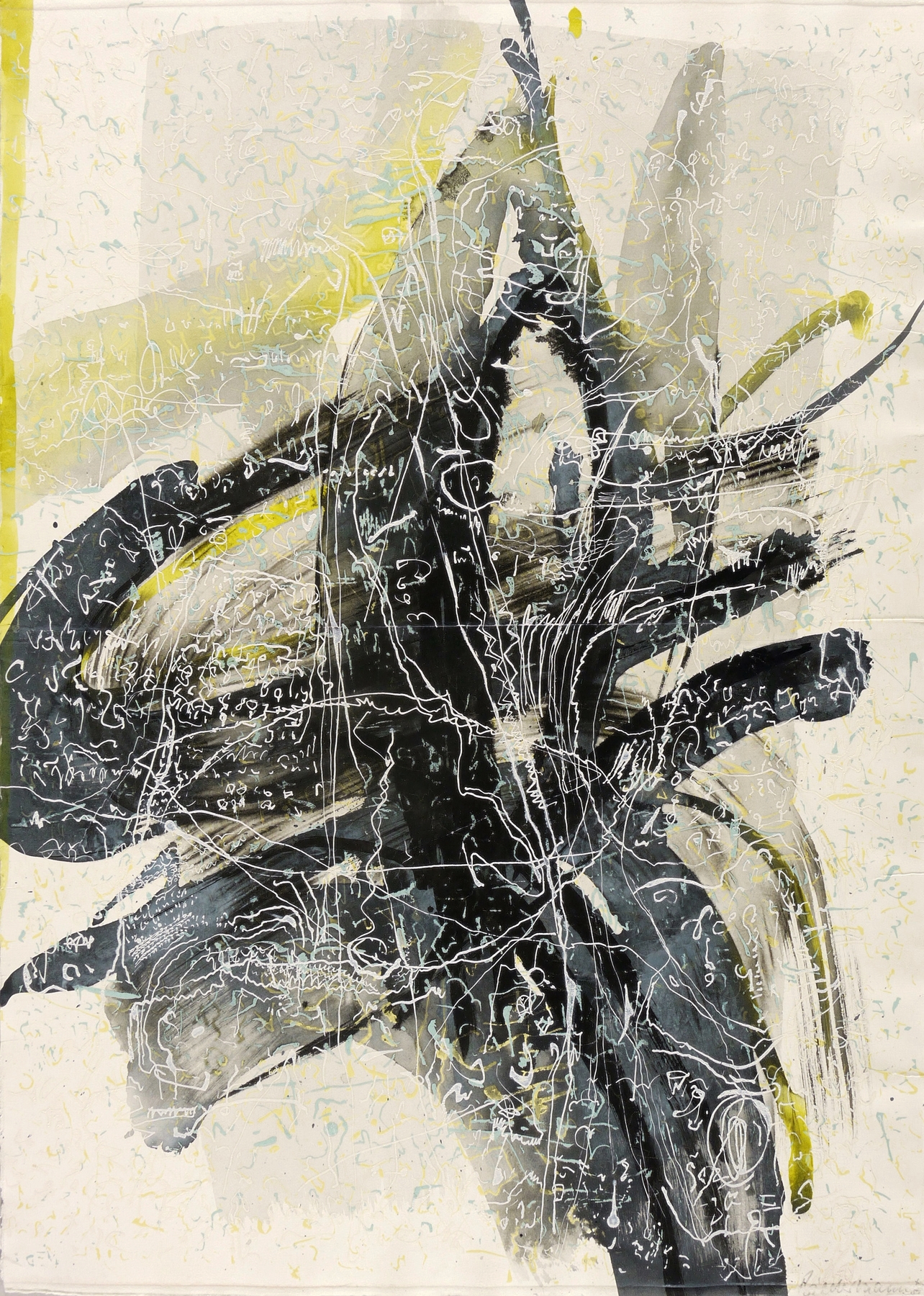 Wolfgang E. Biedermann, Kalligrafie, 1989