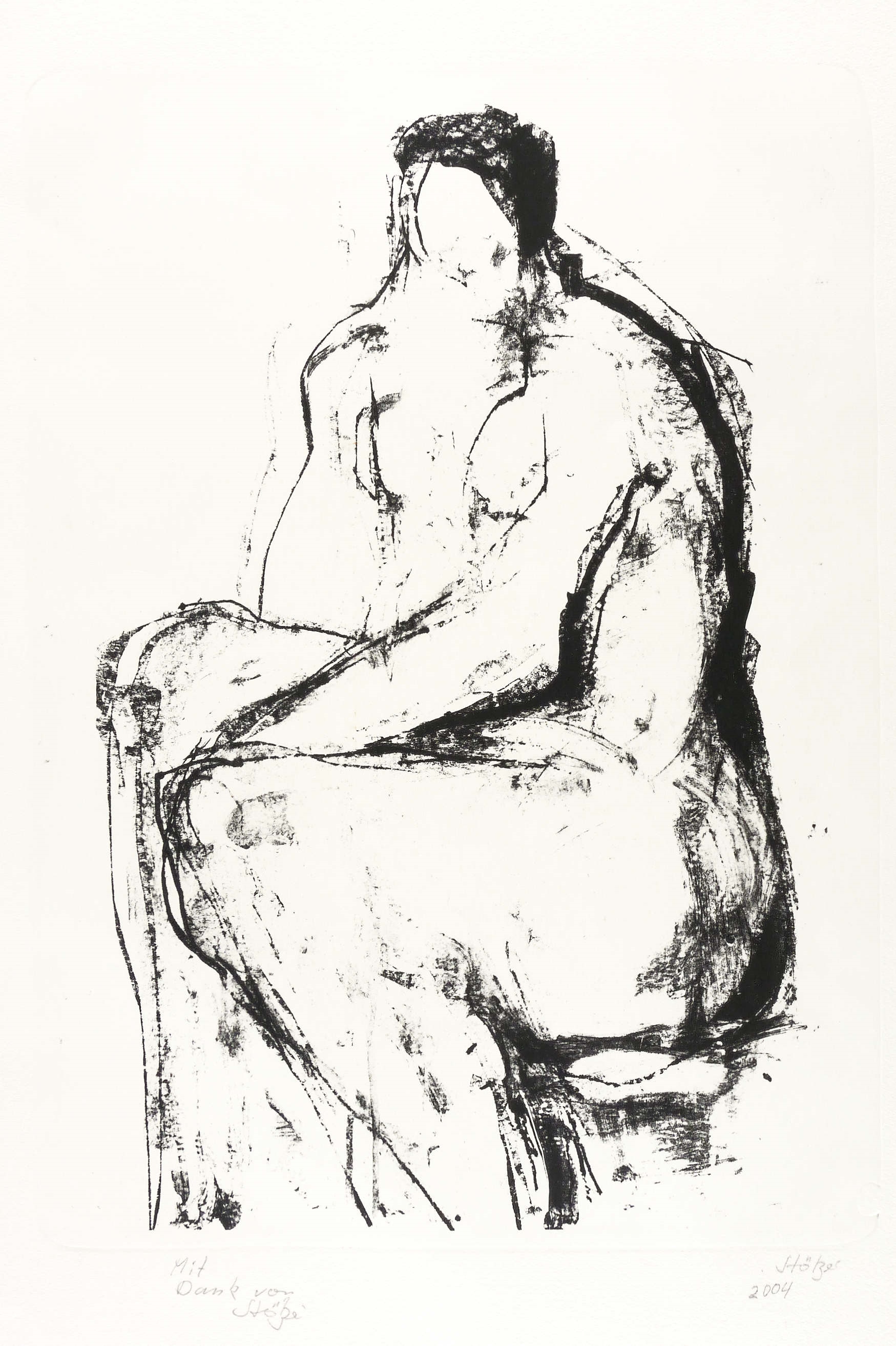 Großer sitzender Akt Großer sitzender Akt