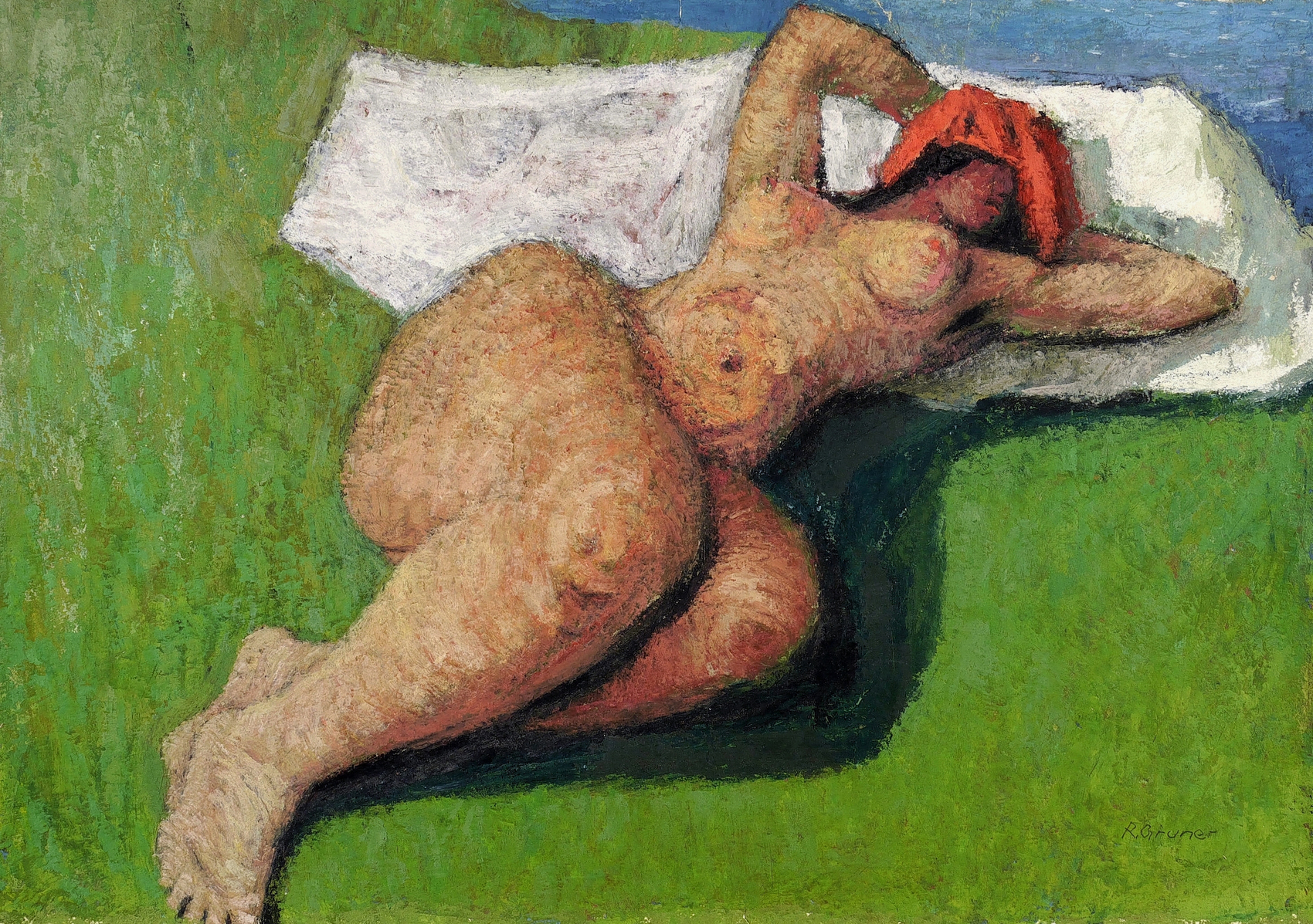 Rudi Gruner – „Liegender Akt“