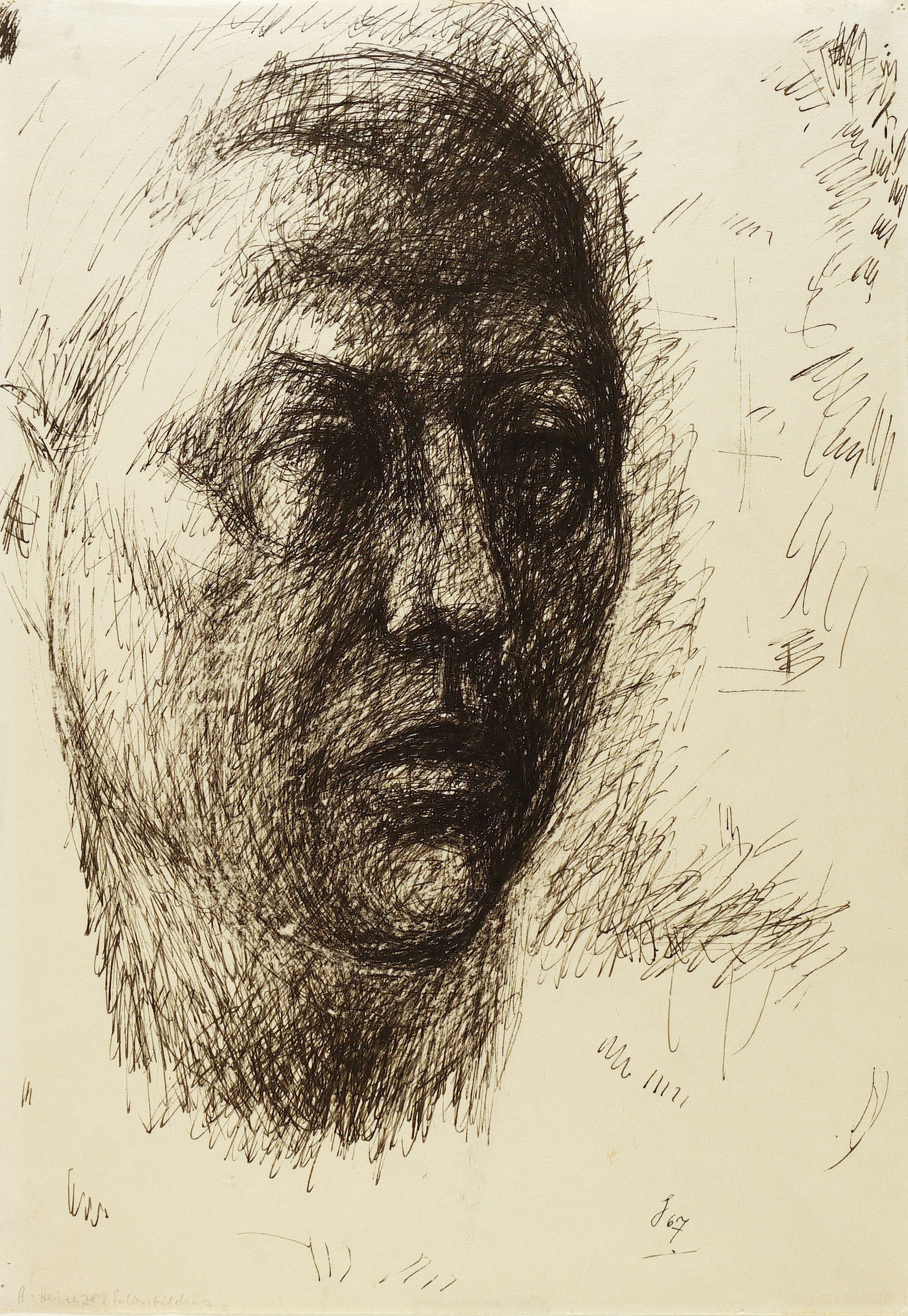 Helmut Heinze – „Selbstbildnis“