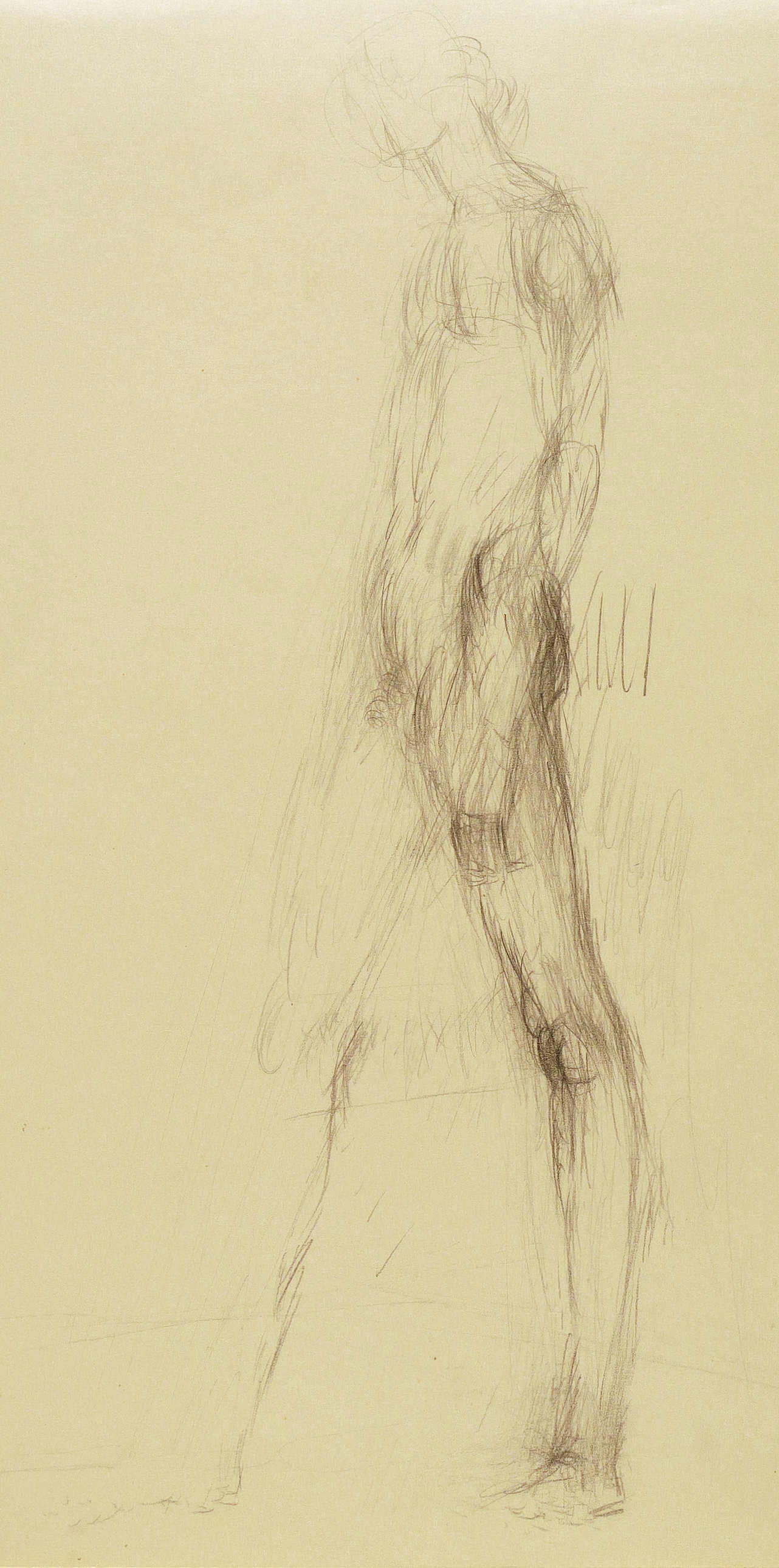 Helmut Heinze – „Knabenakt, schreitend“