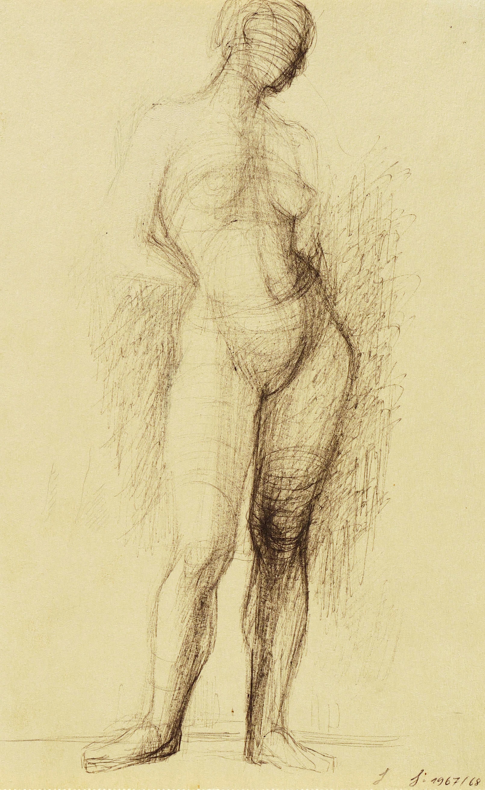 Helmut Heinze – „Stehender weiblicher Akt“