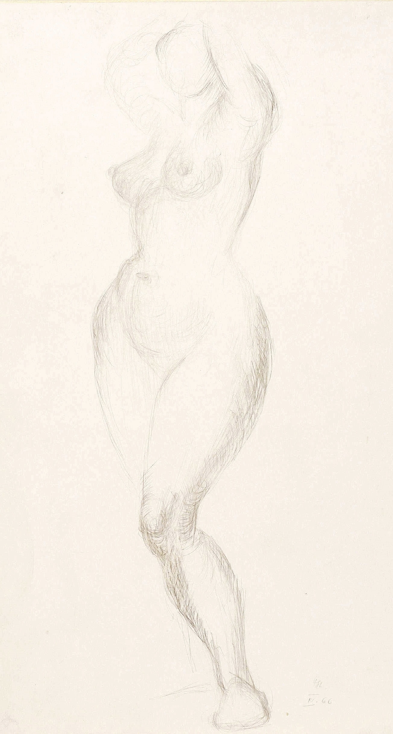 Hans Steger – „Stehende weibliche Aktstudie“