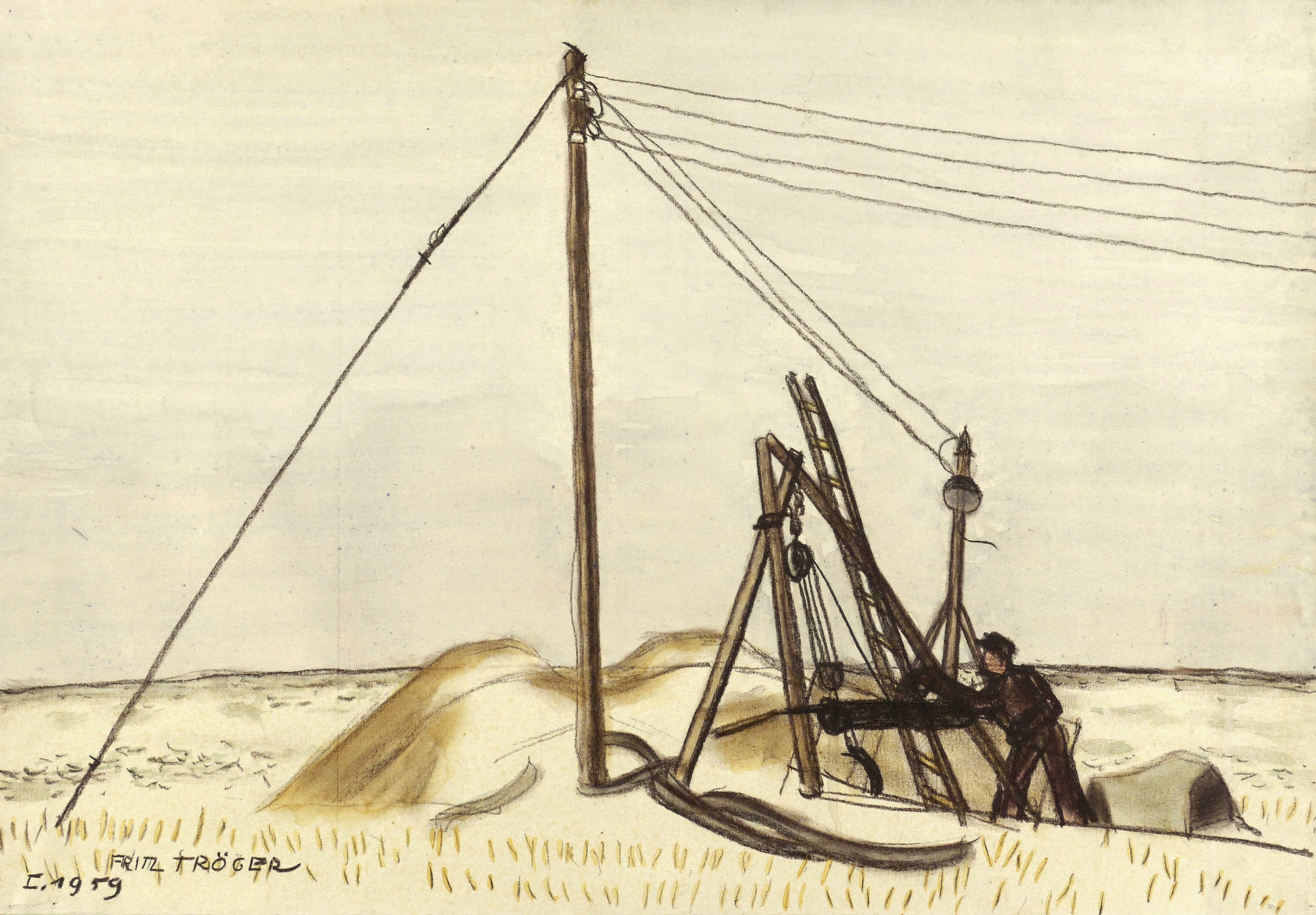 Fritz Tröger – „Telegrafenmast“