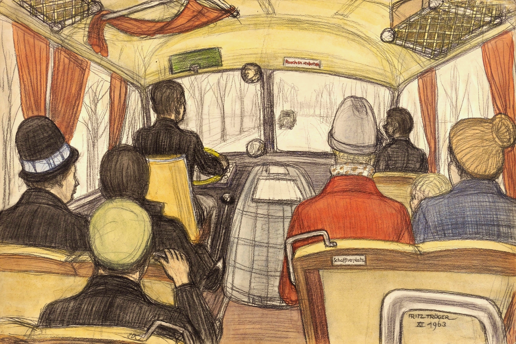 Fritz Tröger – „Im Autobus“