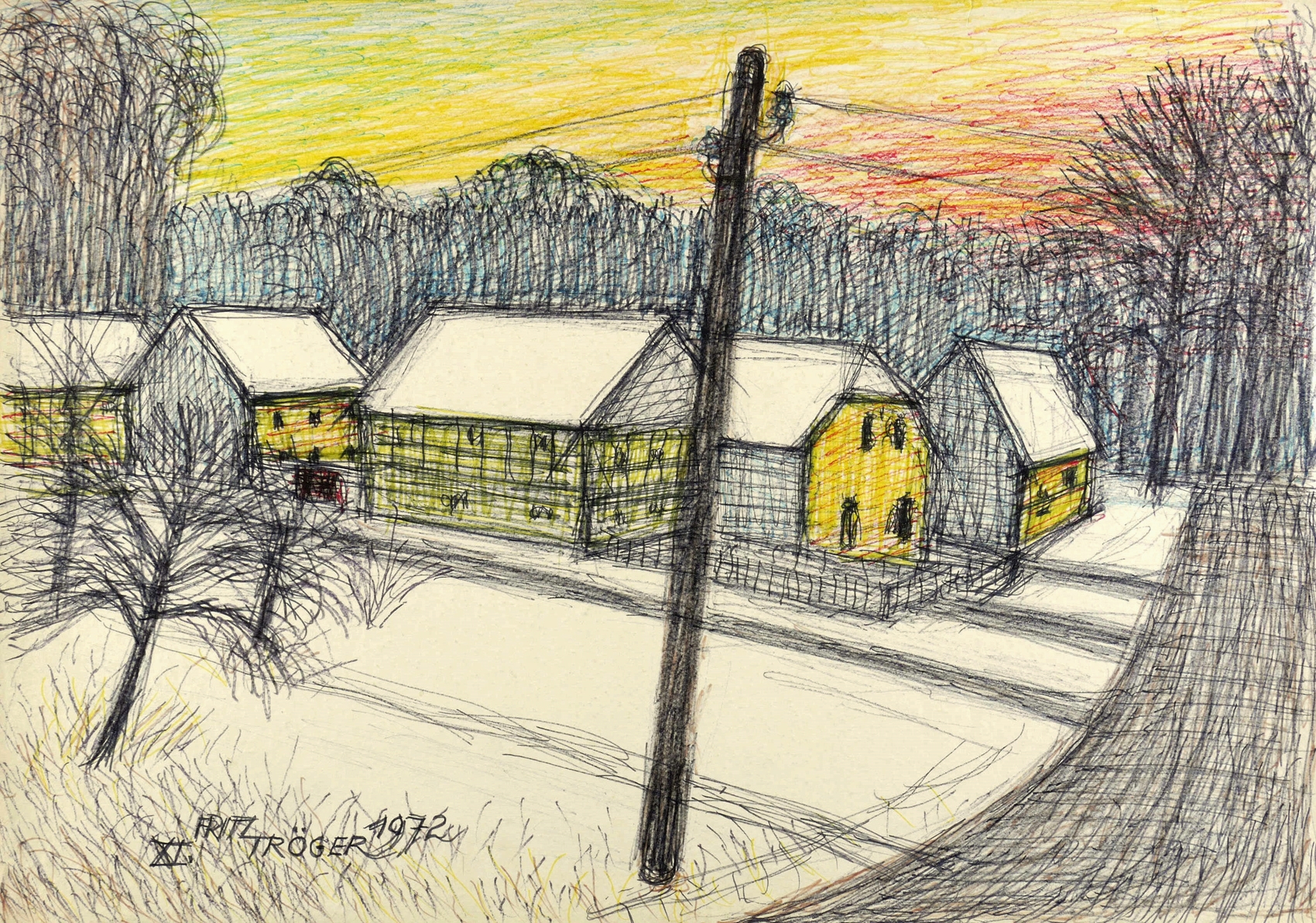 Fritz Tröger – „Wintermorgen“