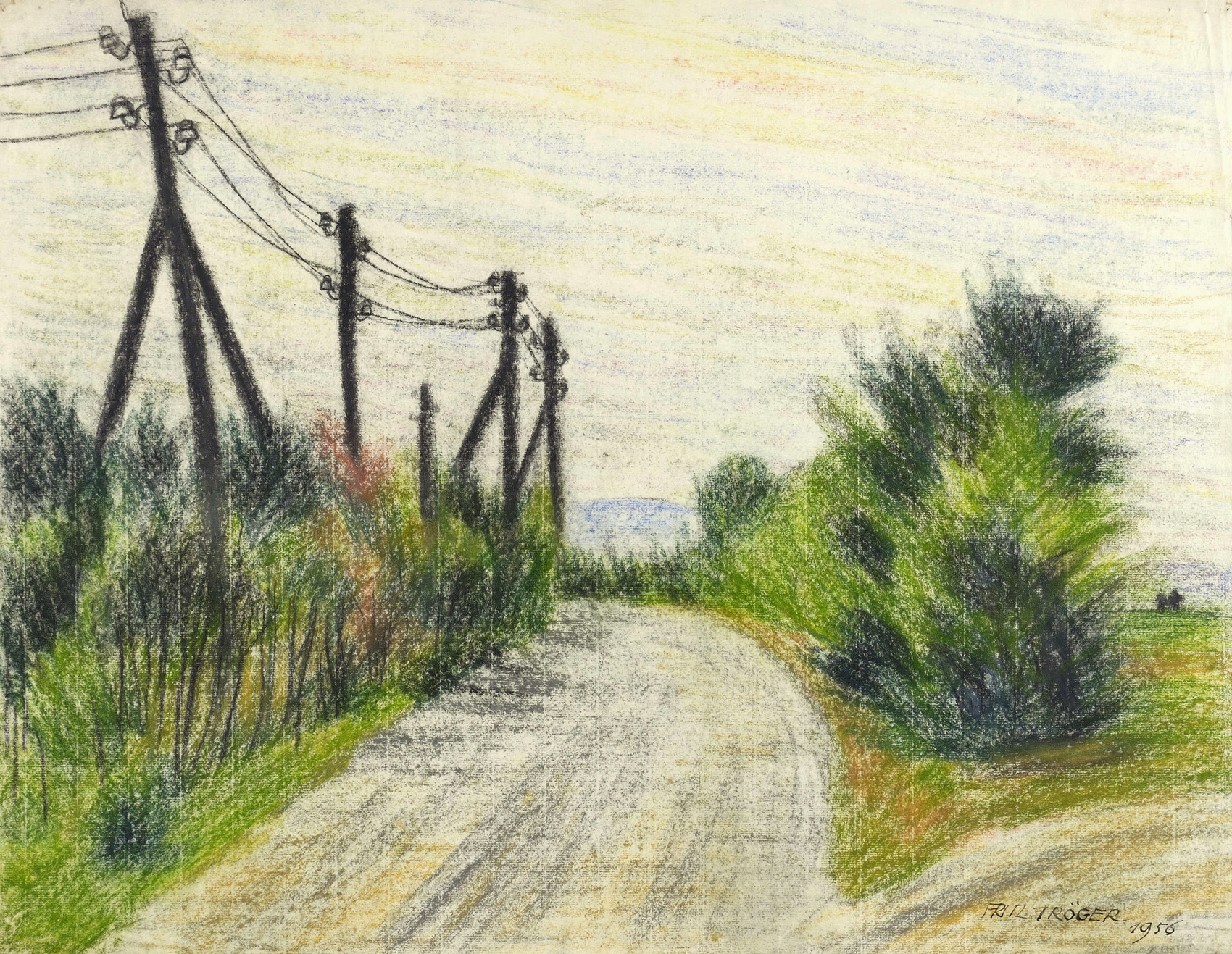 Straße an der Grube Piskowitz Straße an der Grube Piskowitz