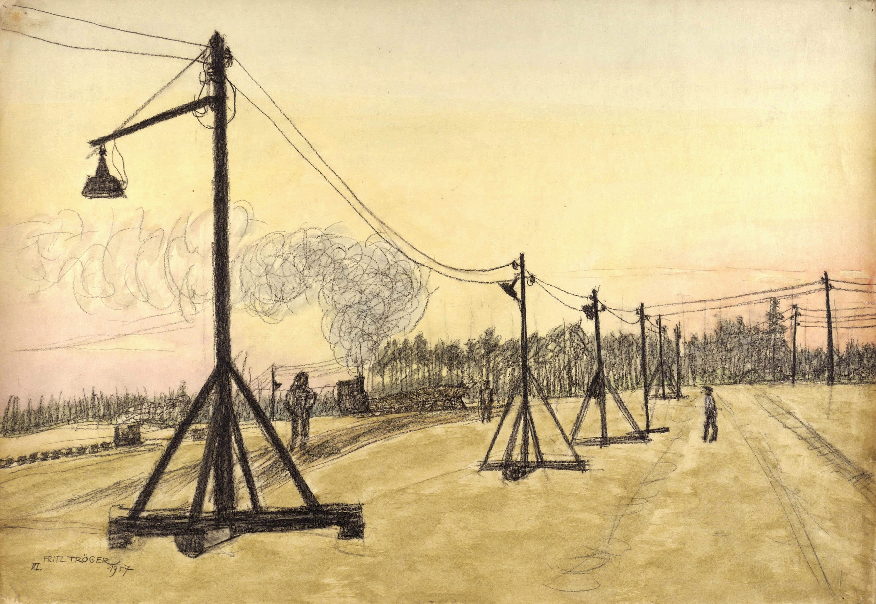 Fritz Tröger – „Am Morgen auf der Kippe“