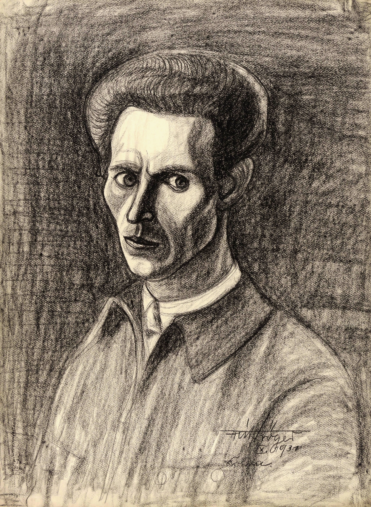 Fritz Tröger, Selbstbildnis, 1931