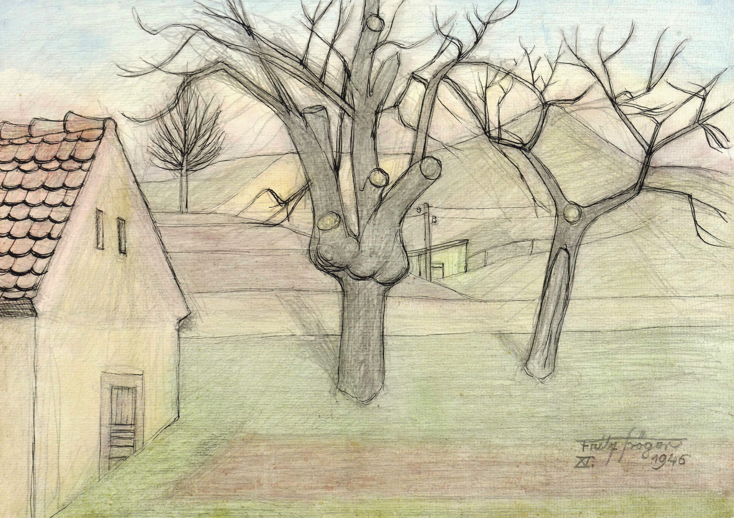 Fritz Tröger – „Gestutzte Bäume“