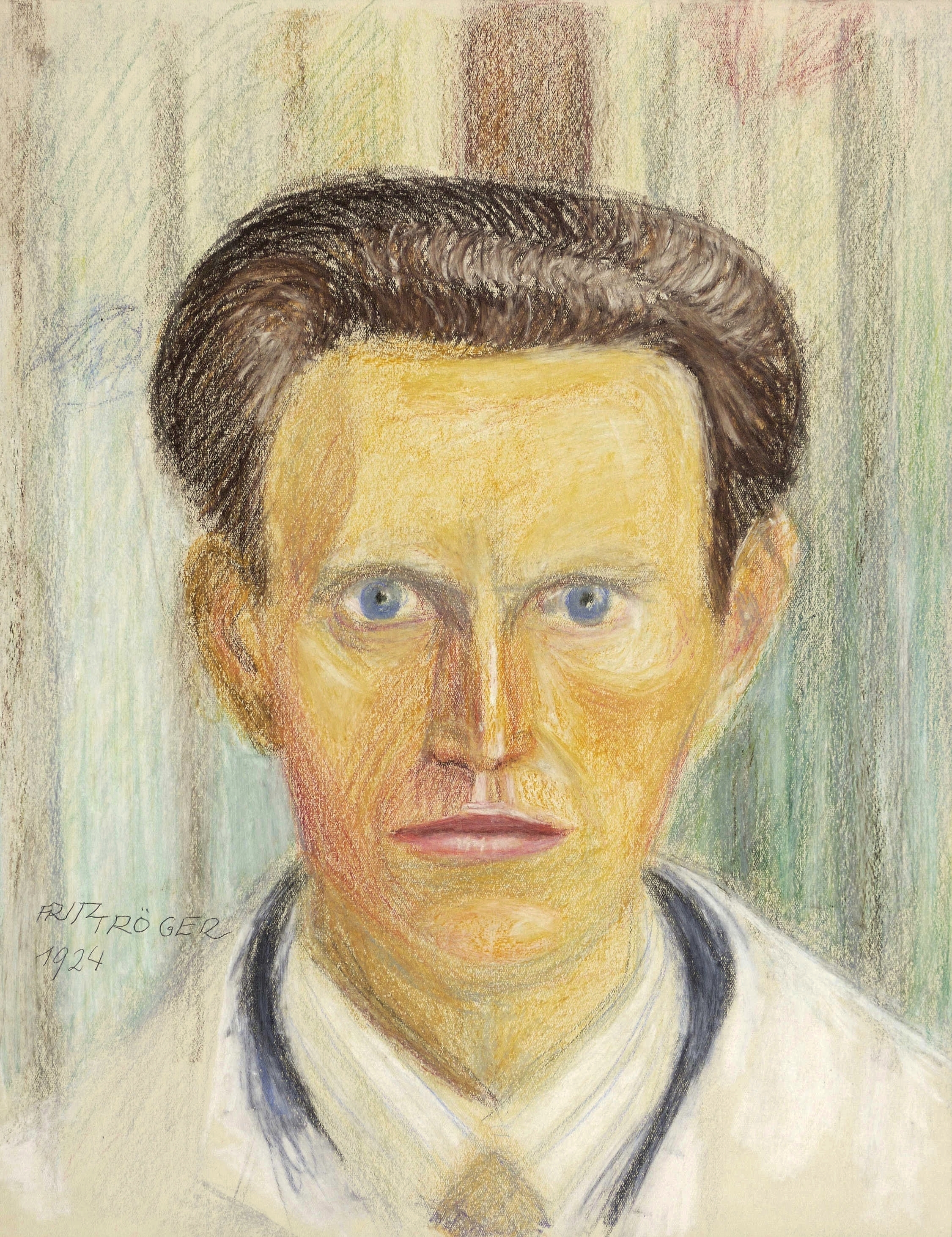 Fritz Tröger, Selbstbildnis, 1924