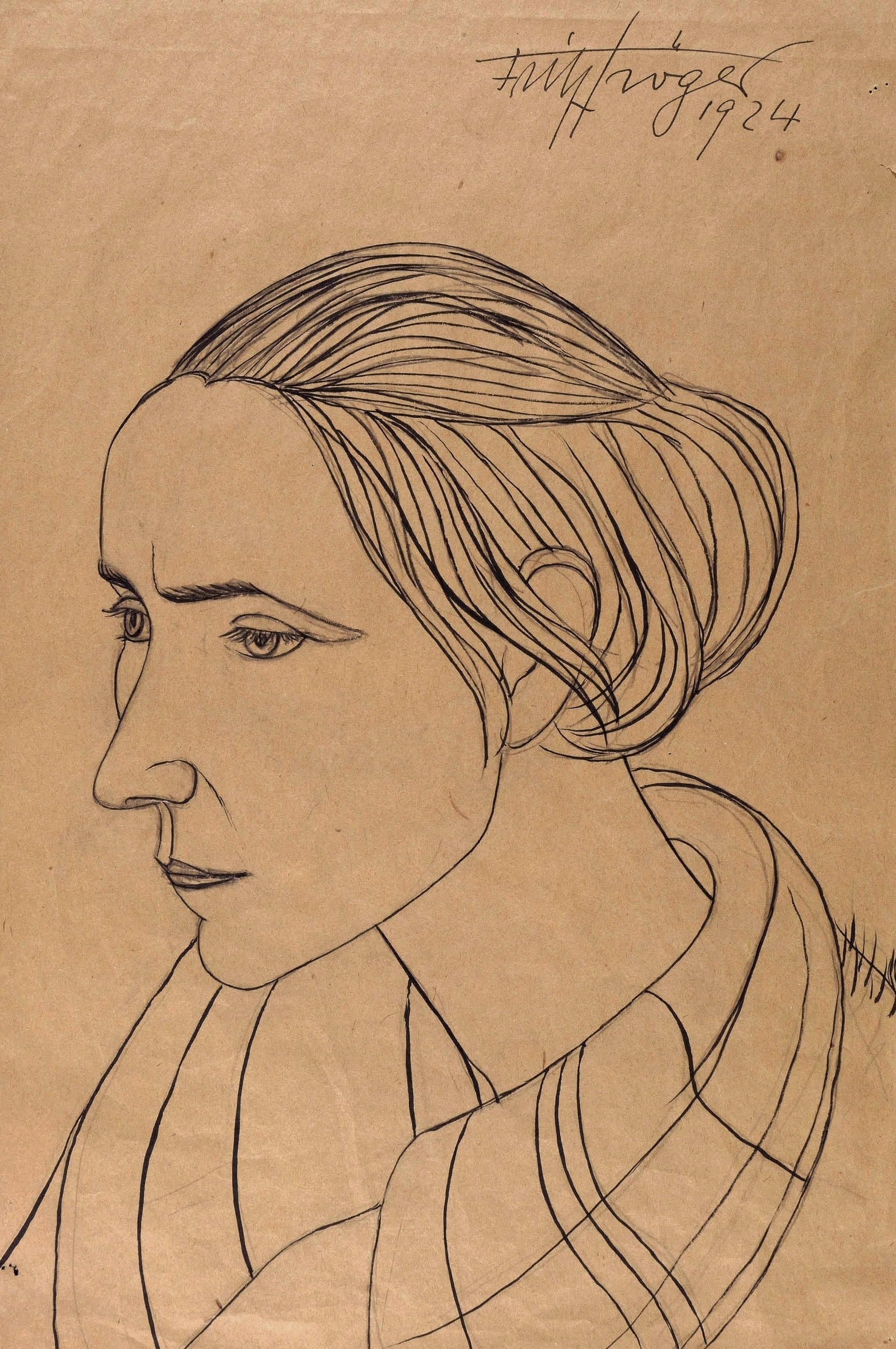 Fritz Tröger, Dora Frohberg, 1924