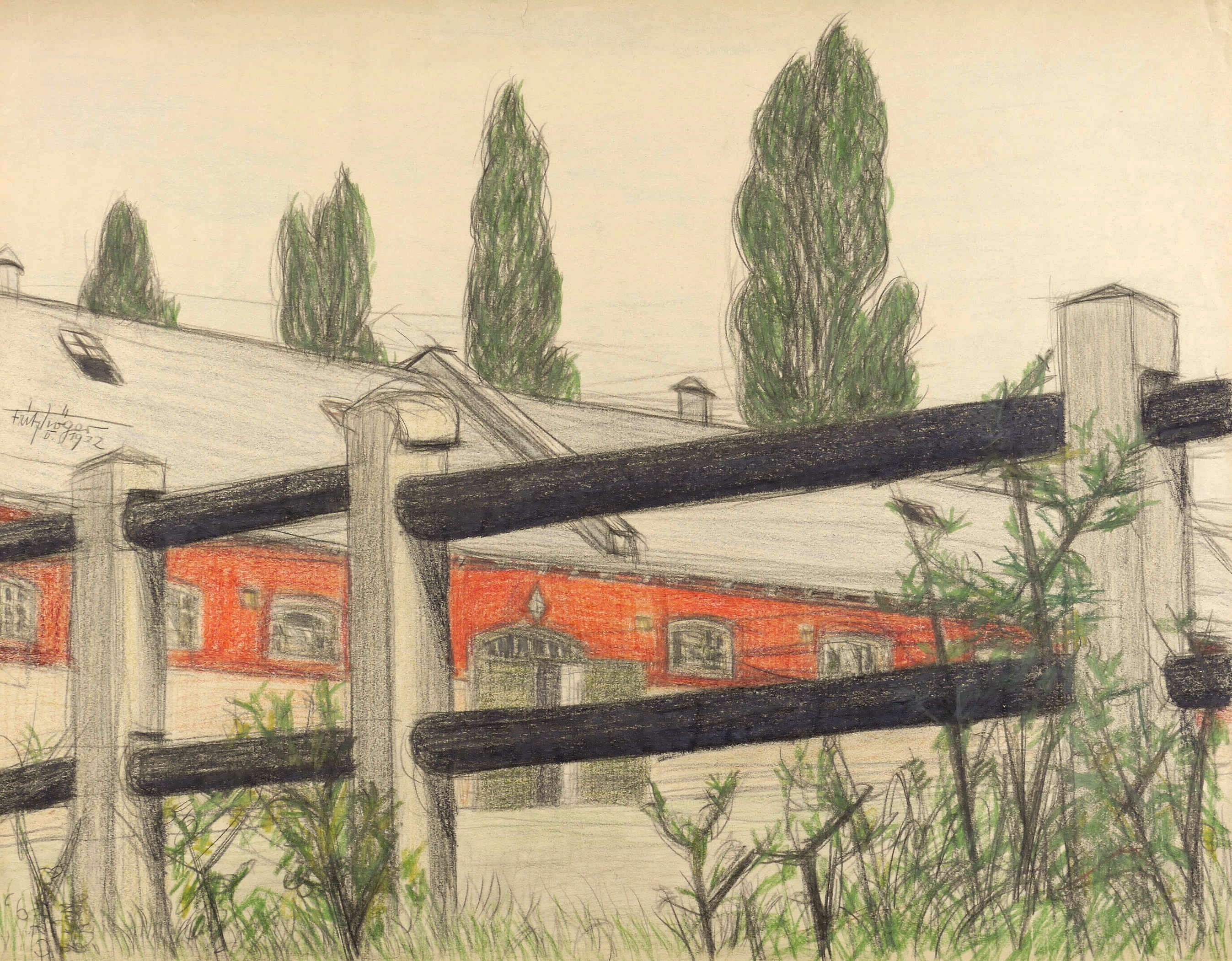 Fritz Tröger – „Stallgebäude“