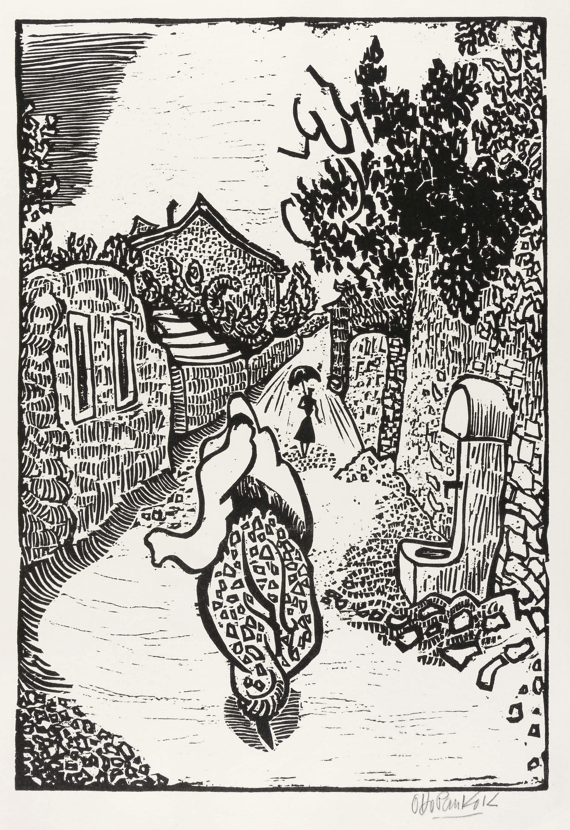 Otto Pankok, Die Nova Mahala (Türkinnen), 1957