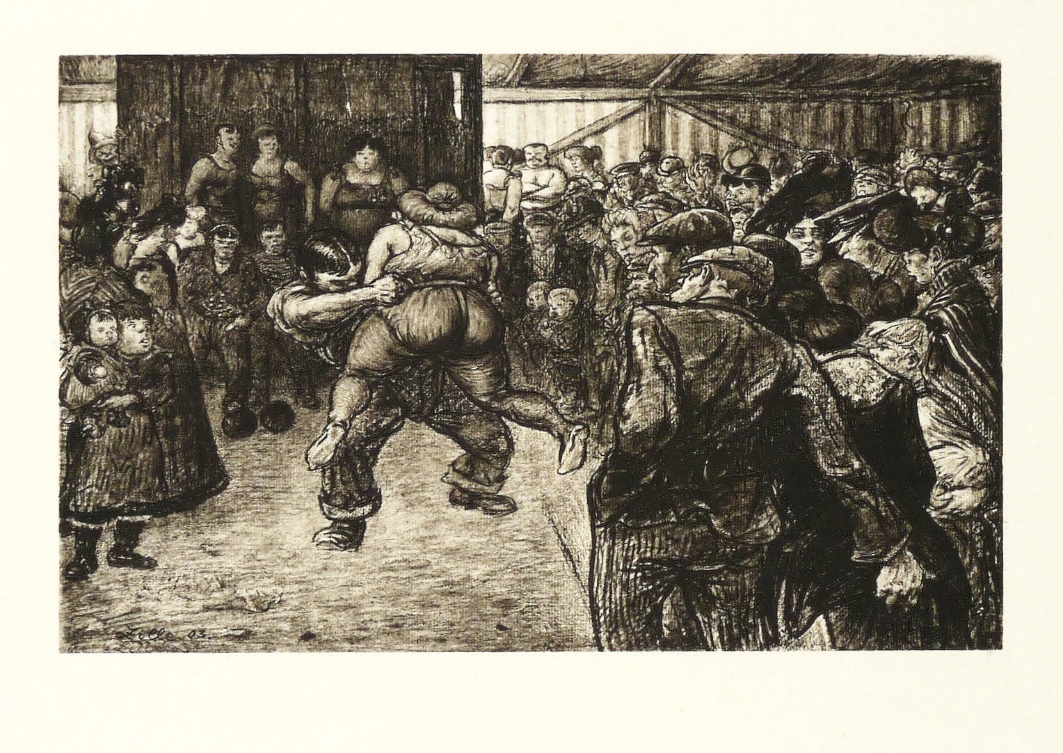 Ringkampf in der Schaubude