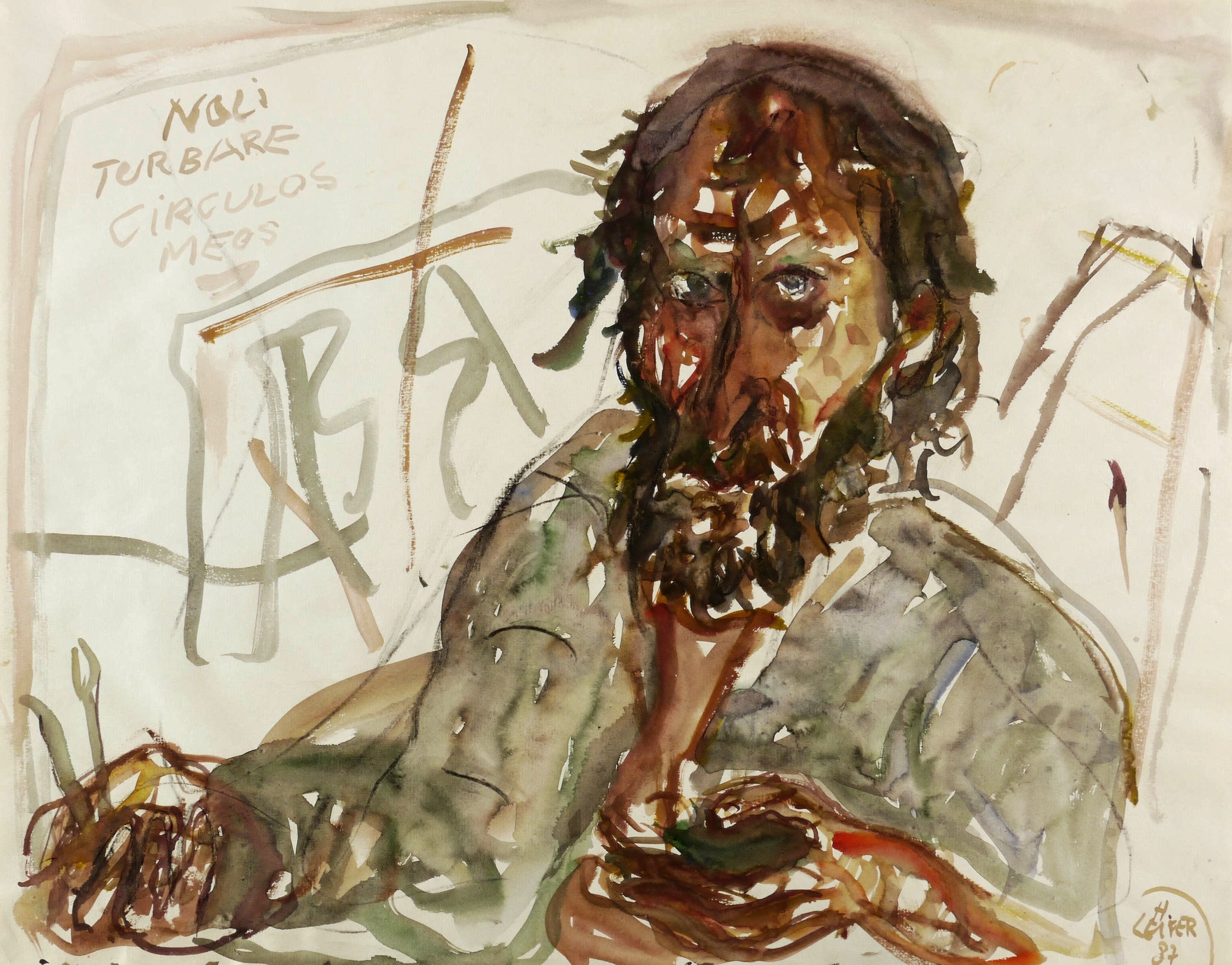 Selbstbildnis (Noli turbare circulos meos)