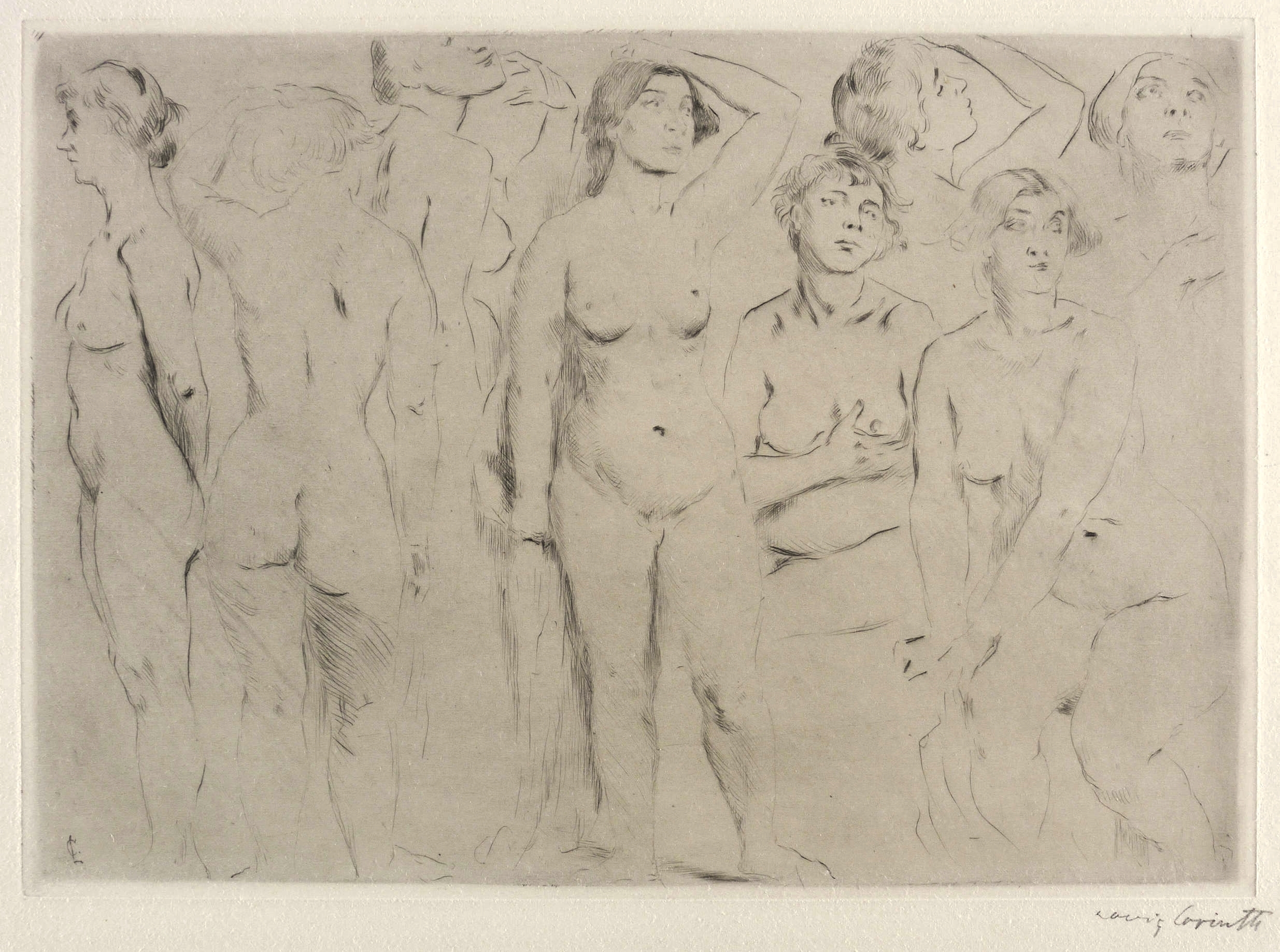 Stehende weibliche Akte Stehende weibliche Akte