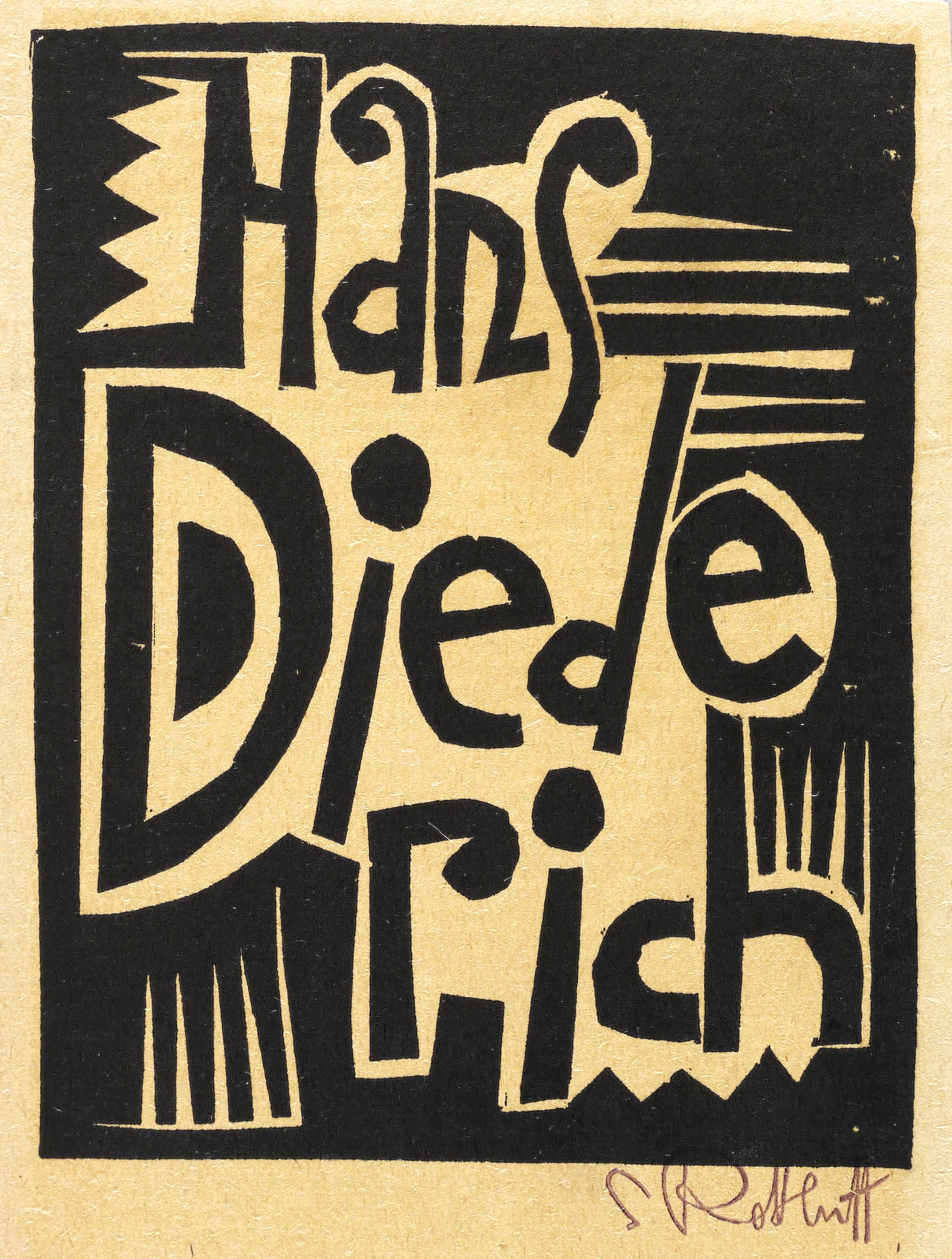 Exlibris Hans Diederich