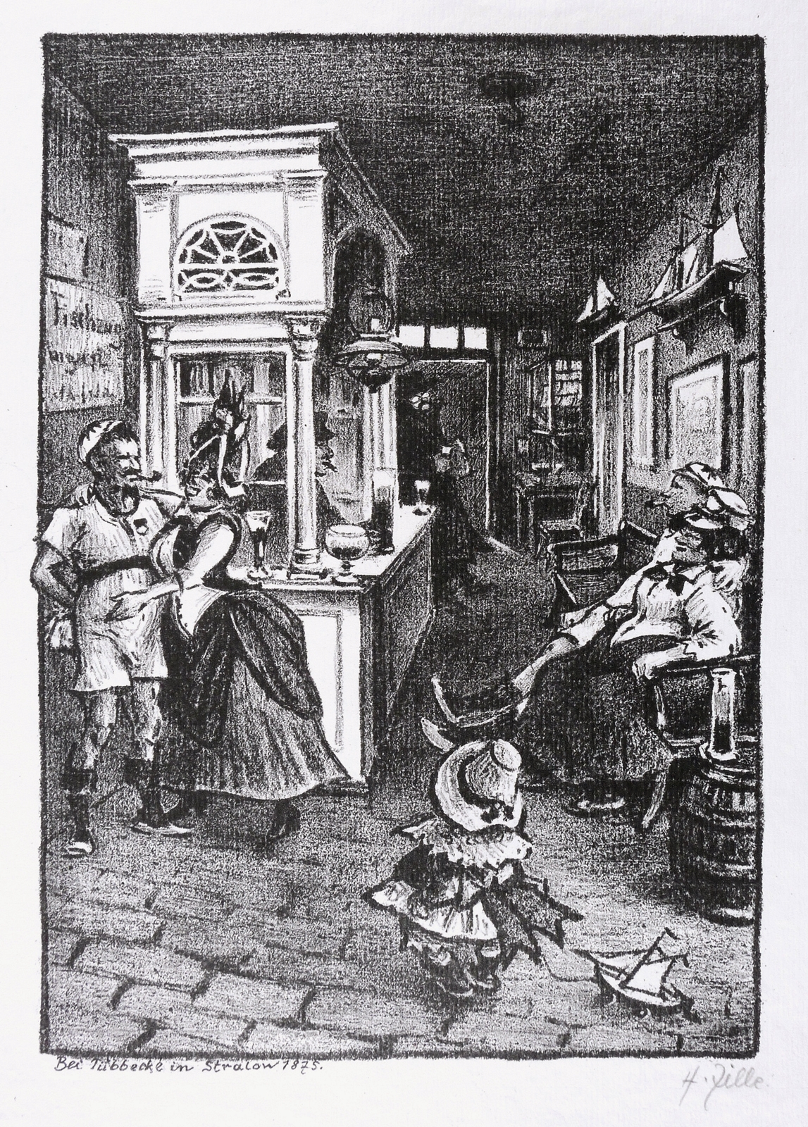 Bei Tübbecke in Stralow 1875