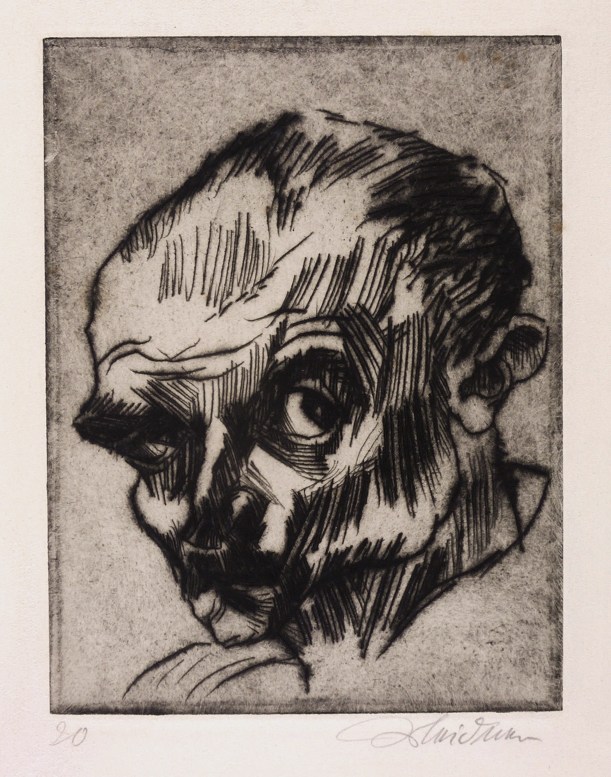 Selbstbildnis (Ludwig Meidner VIII)