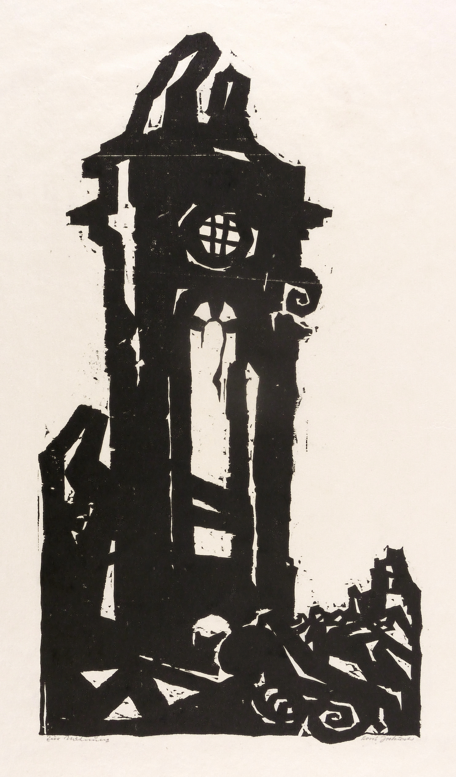 Zur Mahnung (Ruine Frauenkirche Dresden)