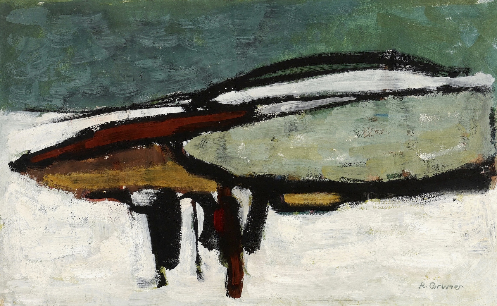 Rudi Gruner – „Winterlandschaft“