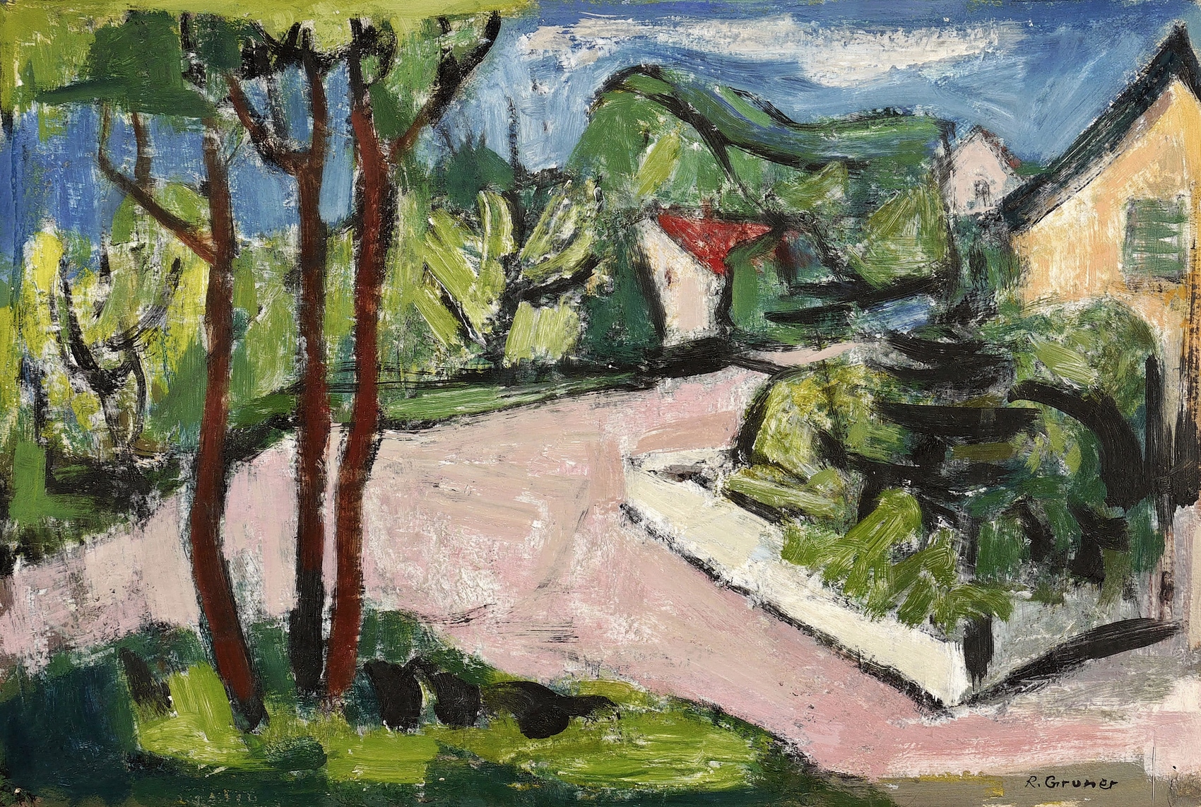 Rudi Gruner – „Dorfstraße“