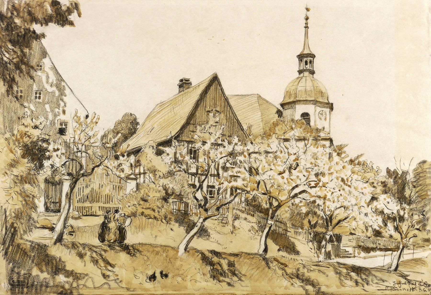 Fritz Beckert, Johnsbach im Erzgebirge, 1939