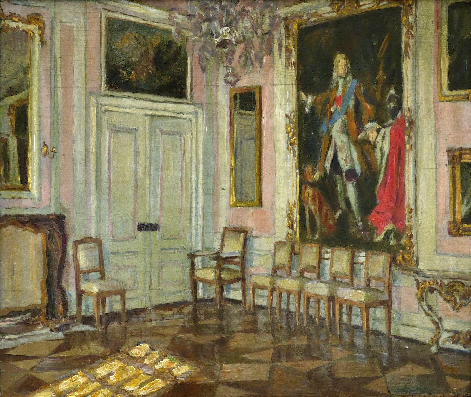 Ahnenzimmer in Schloss Kirchberg an der Jagst Ahnenzimmer in Schloss Kirchberg an der Jagst