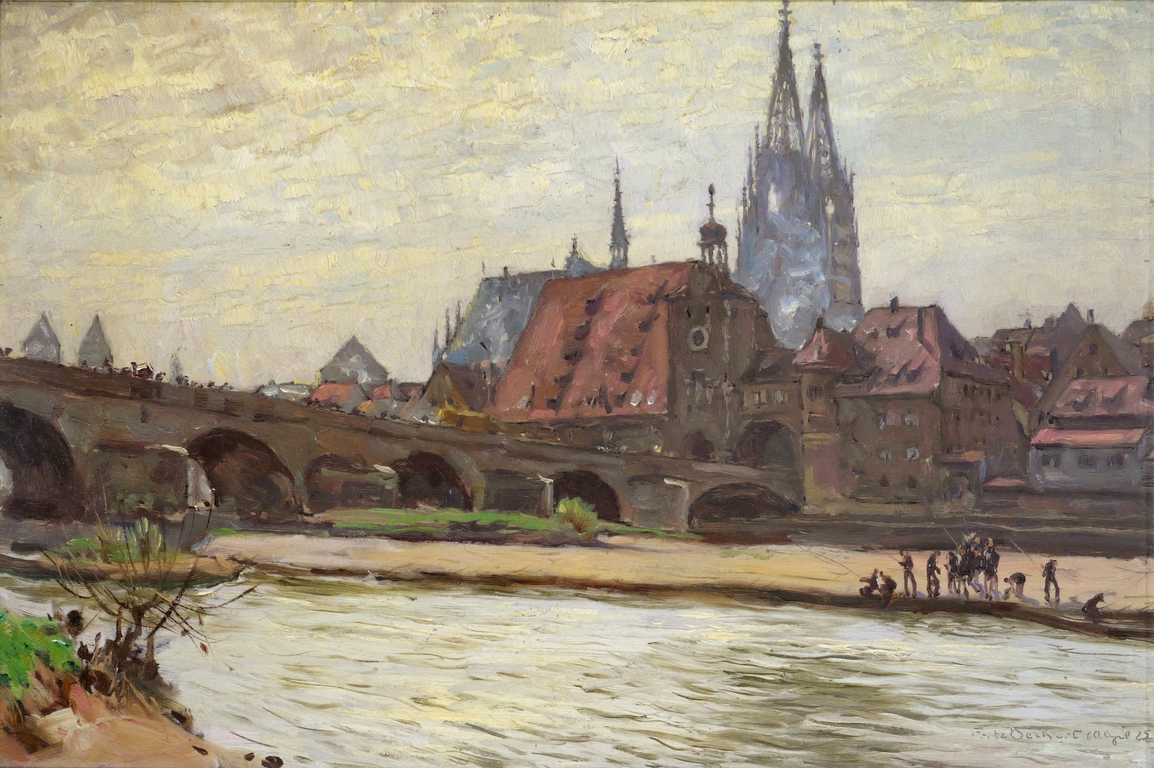 Steinerne Brücke und Altstadt Regensburg Steinerne Brücke und Altstadt Regensburg