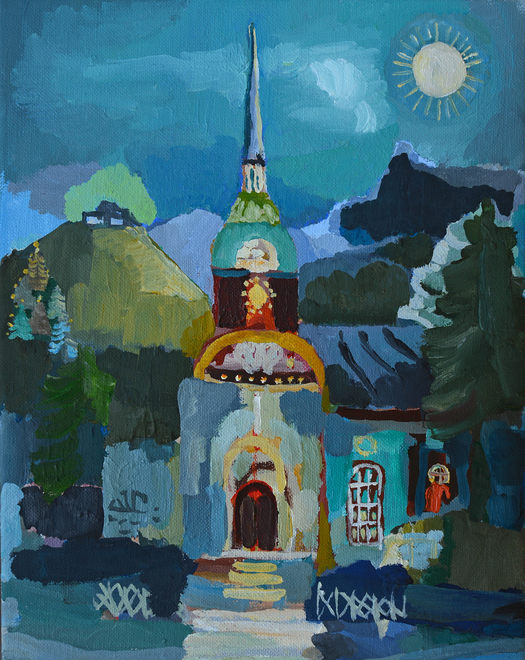 Lutz Bleidorn, Kirche in der unteren Stadt, 2023