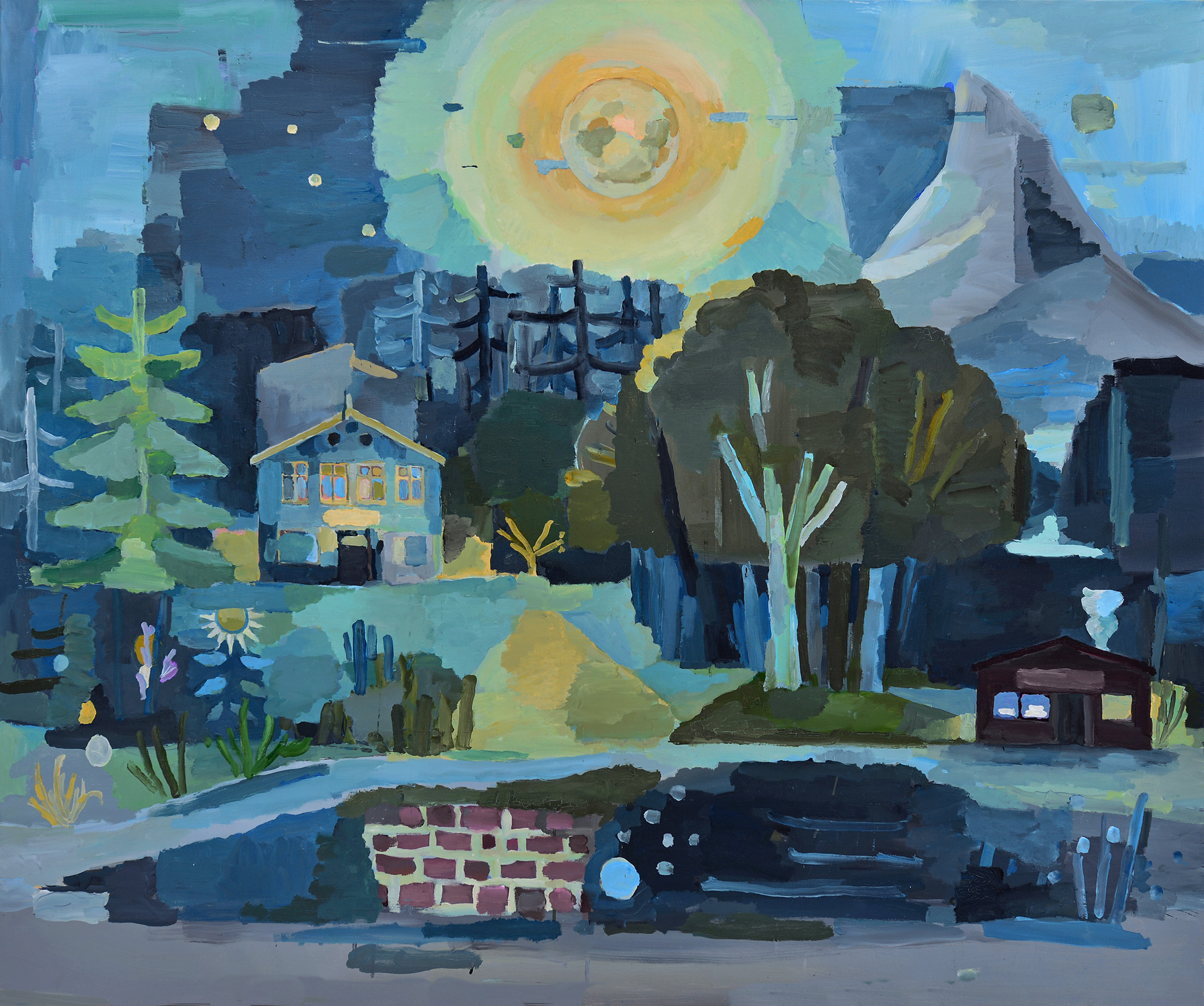 Lutz Bleidorn, Landschaft im Schatten, 2023