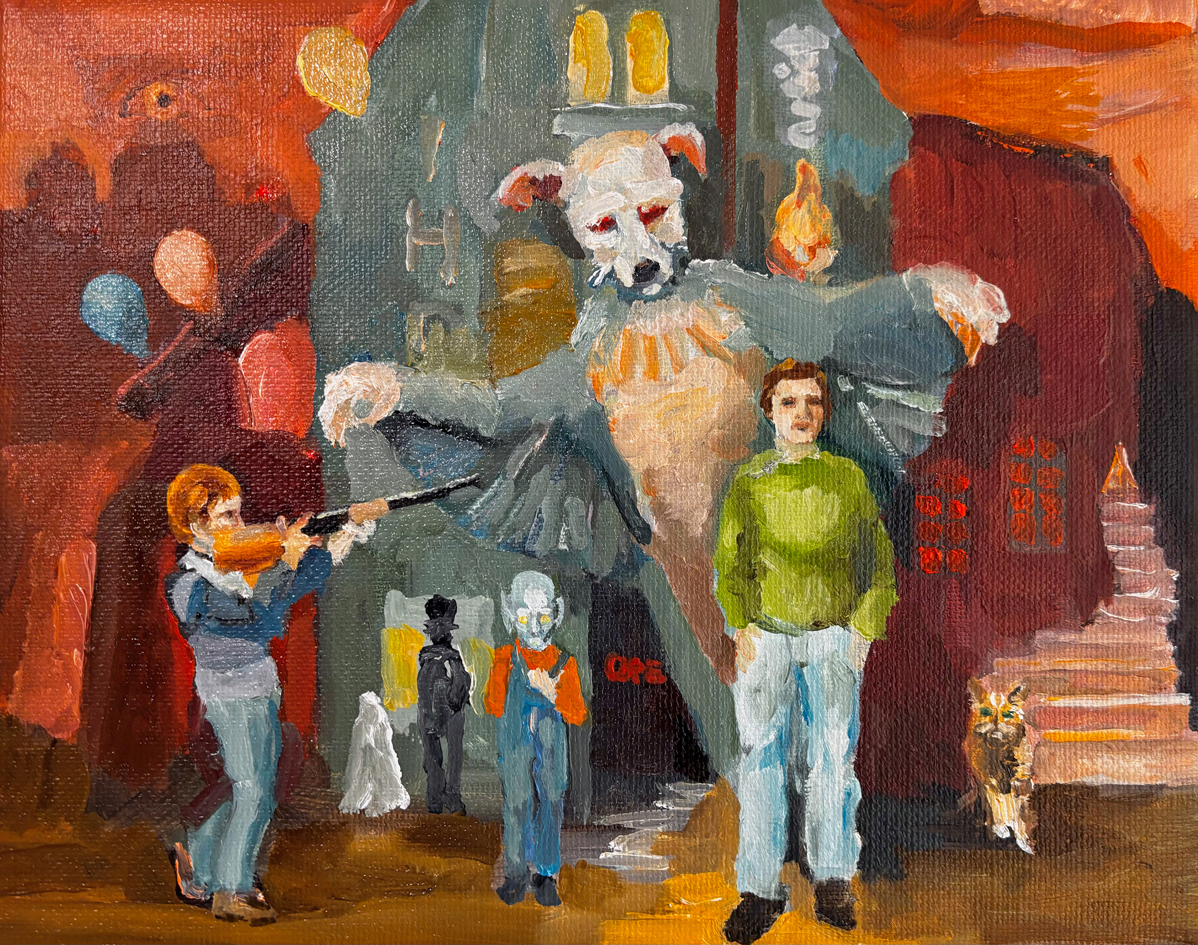 Lutz Bleidorn, Nachtszene (Sally, die Heldin), 2025