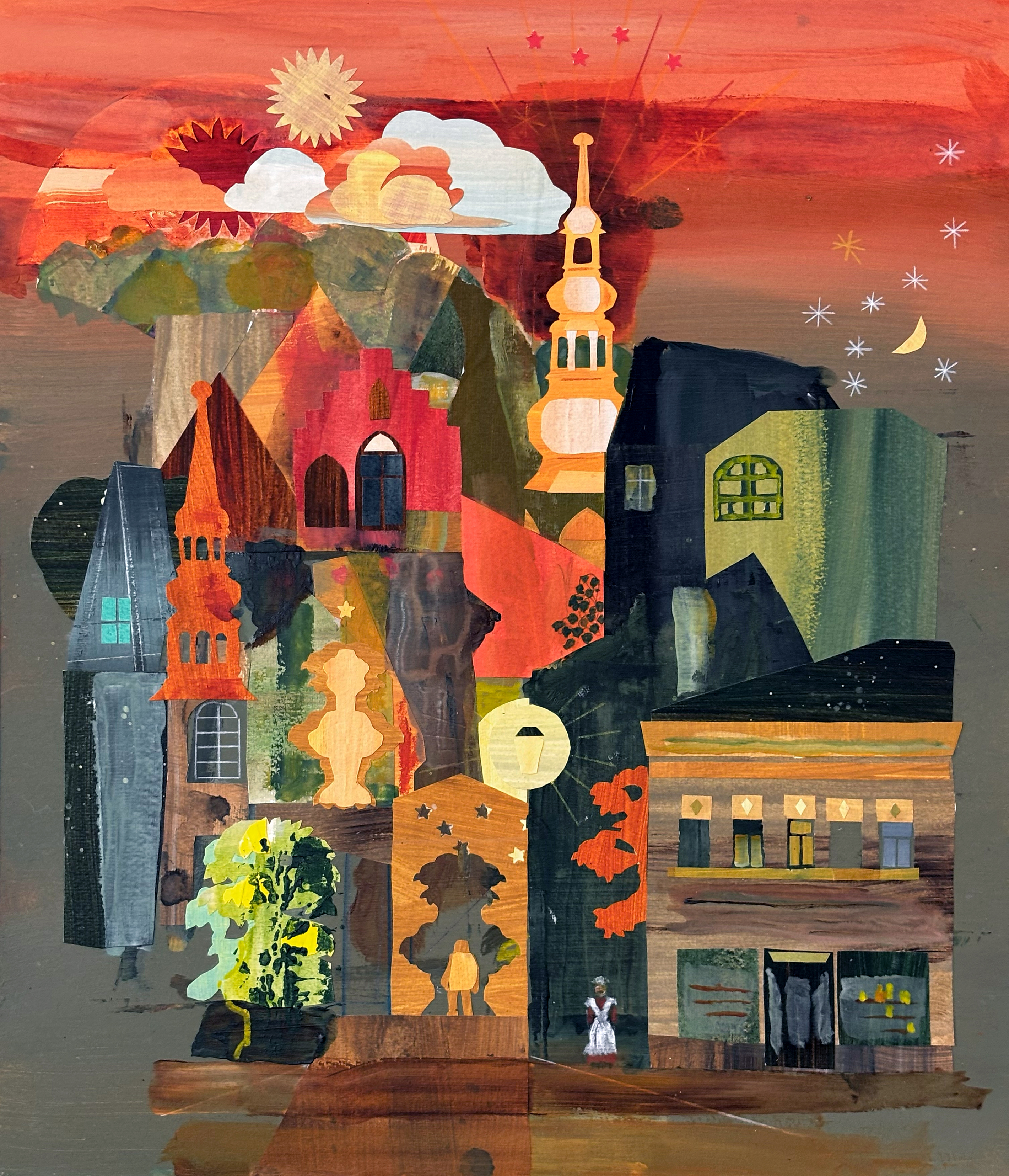 Wanderer in der Stadt der Ahnen Wanderer in der Stadt der Ahnen