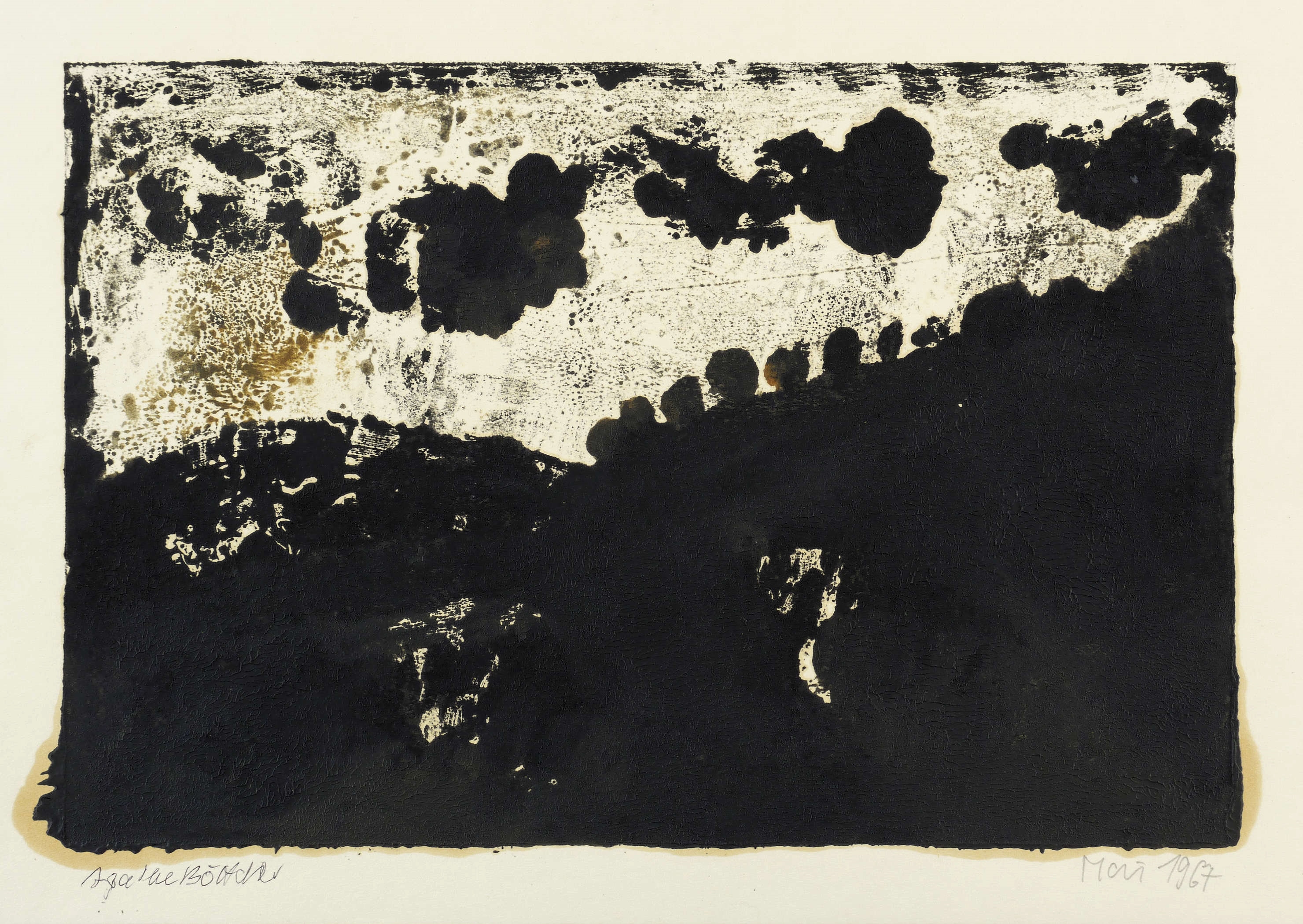 Kleine Landschaft mit Wolken Kleine Landschaft mit Wolken