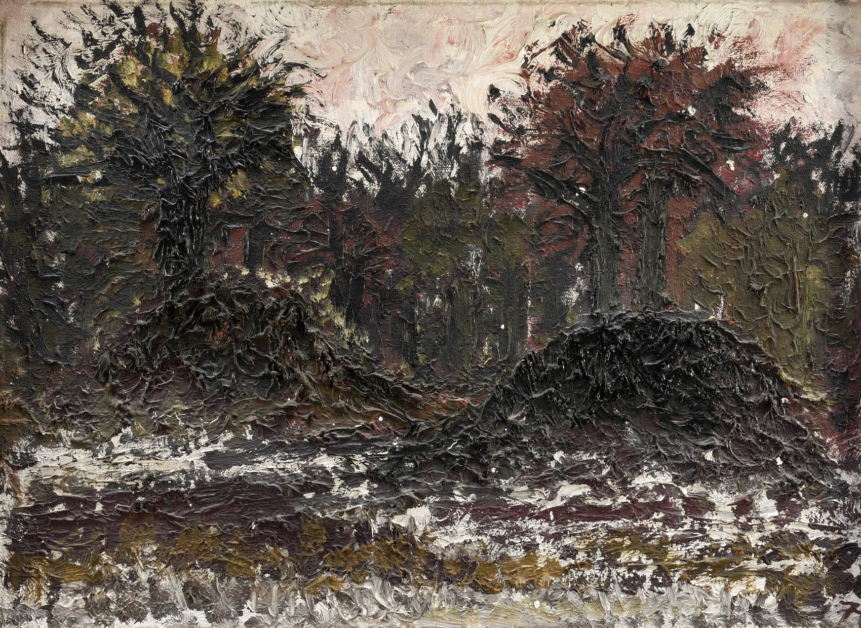 Agathe Böttcher, Landschaft, 1970