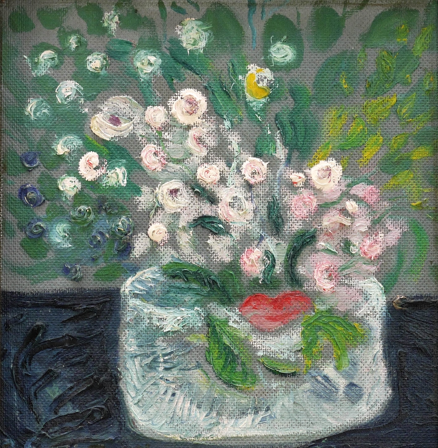 Agathe Böttcher, Blumenstillleben, 1986