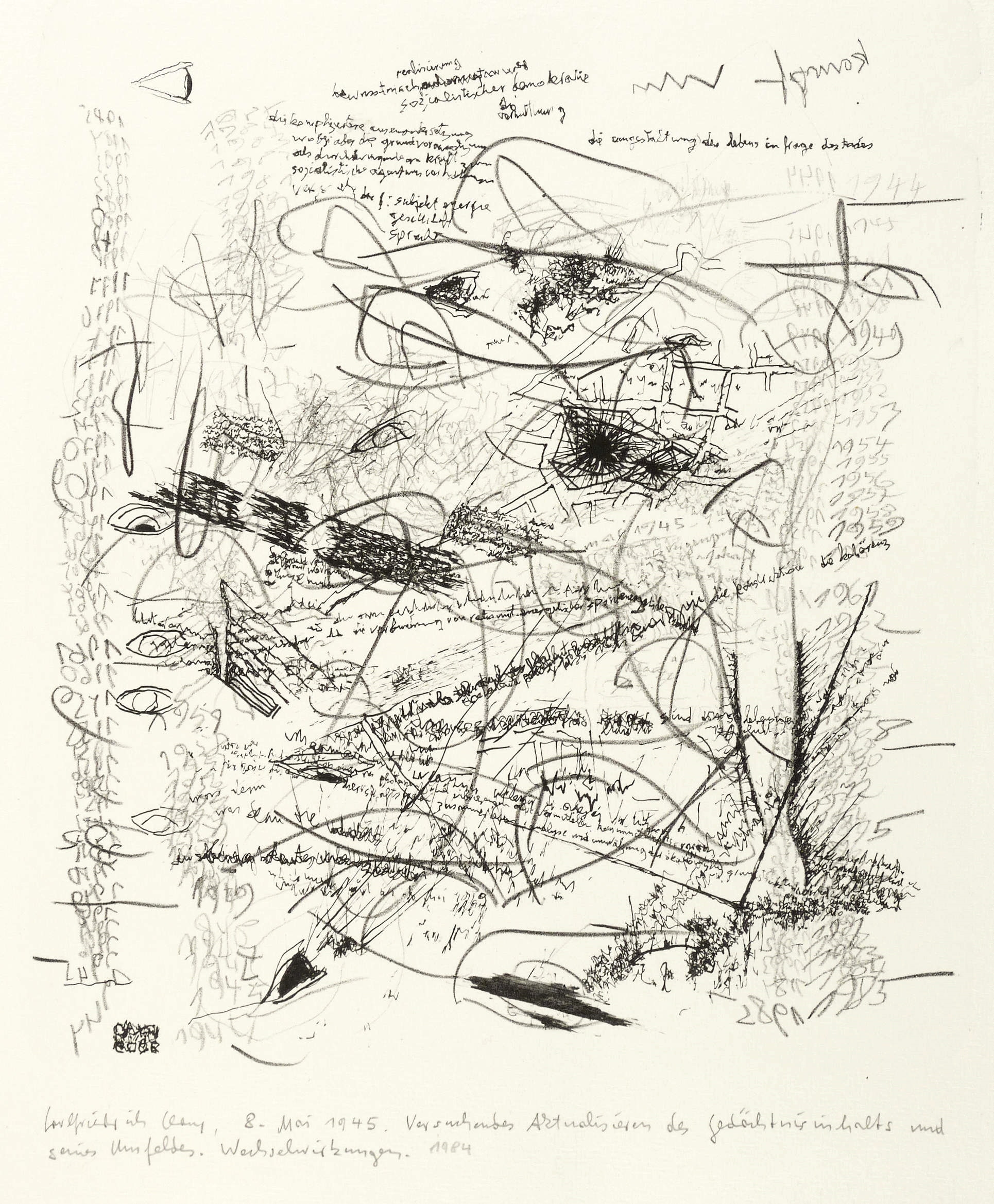 8. Mai 1945. Versuchendes Aktualisieren des Gedächtnisinhalts und seines Umfelds. Wechselwirkung