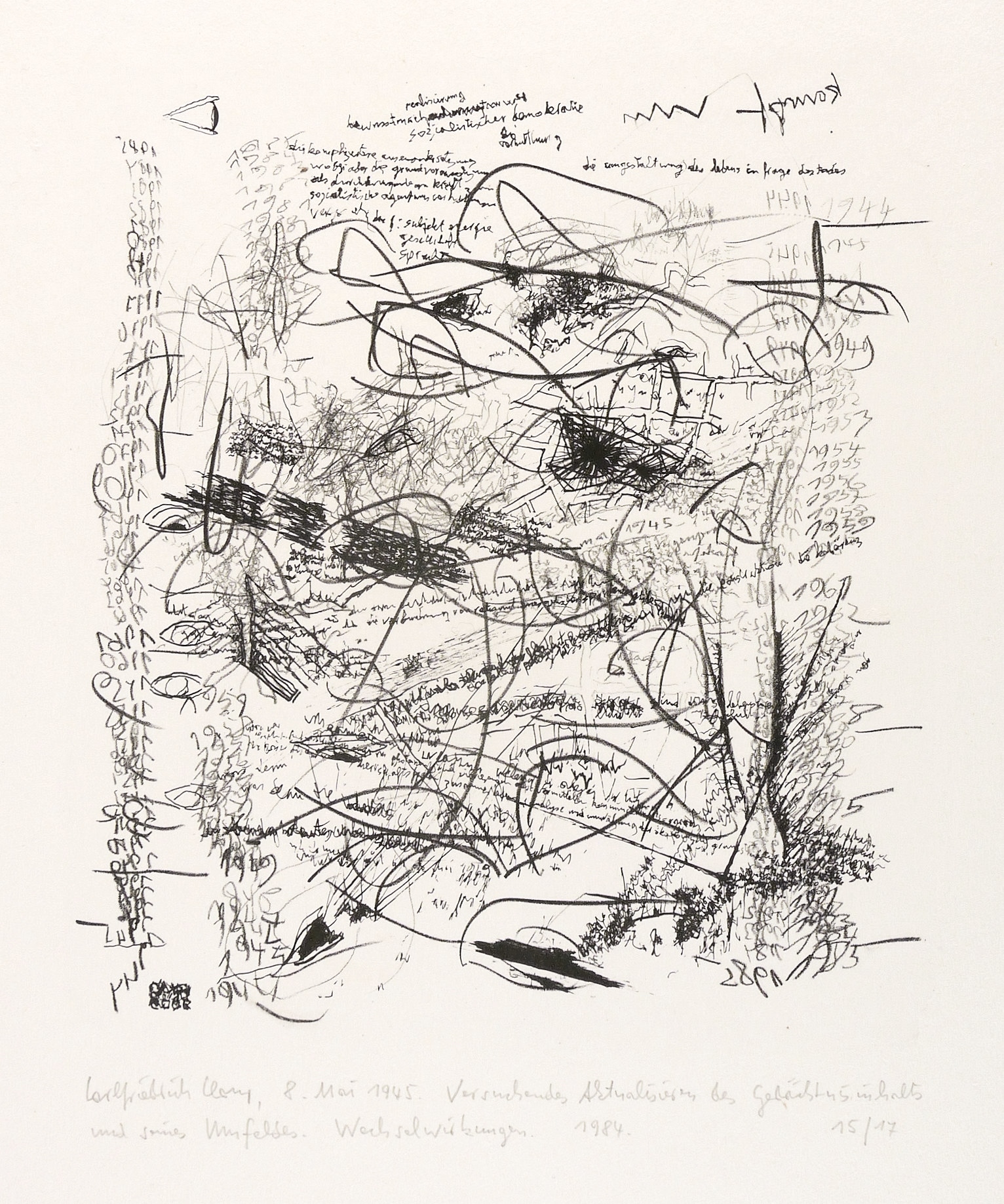 8. Mai 1945. Versuchendes Aktualisieren des Gedächtnisinhalts und seines Umfelds. Wechselwirkung